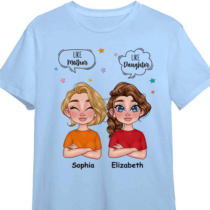Personalized Gift Like Mother Like Daughter Text Bubble Shirt - Hoodie - Sweatshirt 23814 1