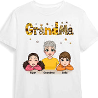 Personalized Gift Grandma And Grandchildren Yellow Pattern Shirt - Hoodie - Sweatshirt 23815 thumb 1
