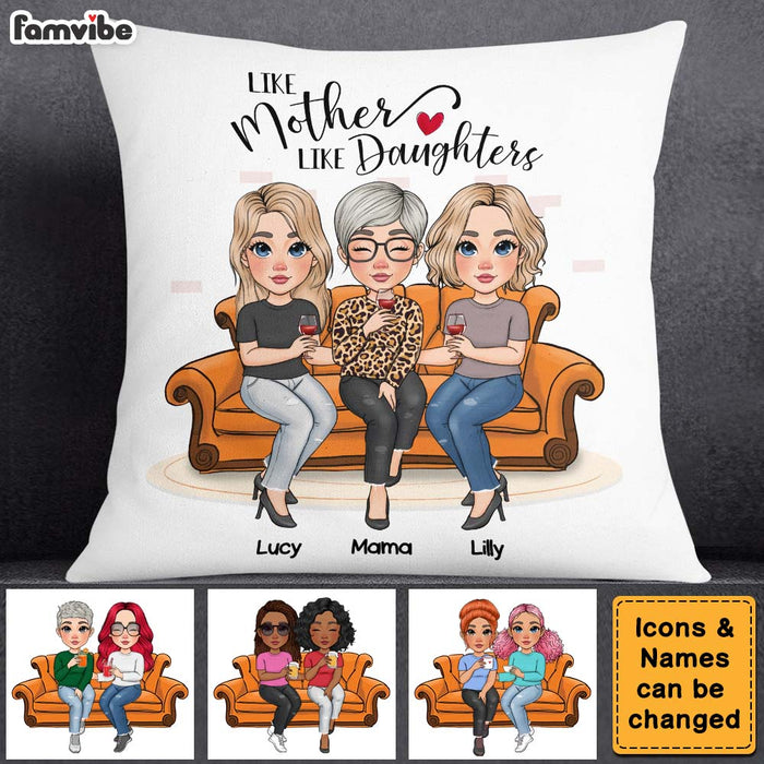 Personalized Like Mother Like Daughters Pillow 23816 1