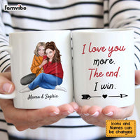 Personalized Daughter Gift To Mom I Love You More Mug 23819 thumb 1