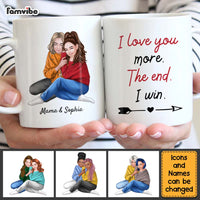 Personalized Daughter Gift To Mom I Love You More Mug 23819 thumb 1