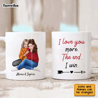 Personalized Daughter Gift To Mom I Love You More Mug 23819 thumb 1