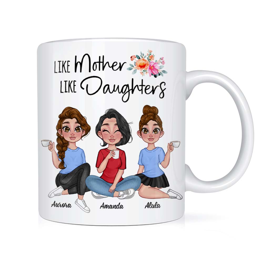 Personalized Like Mother Like Daughter Mug 23820 Primary Mockup