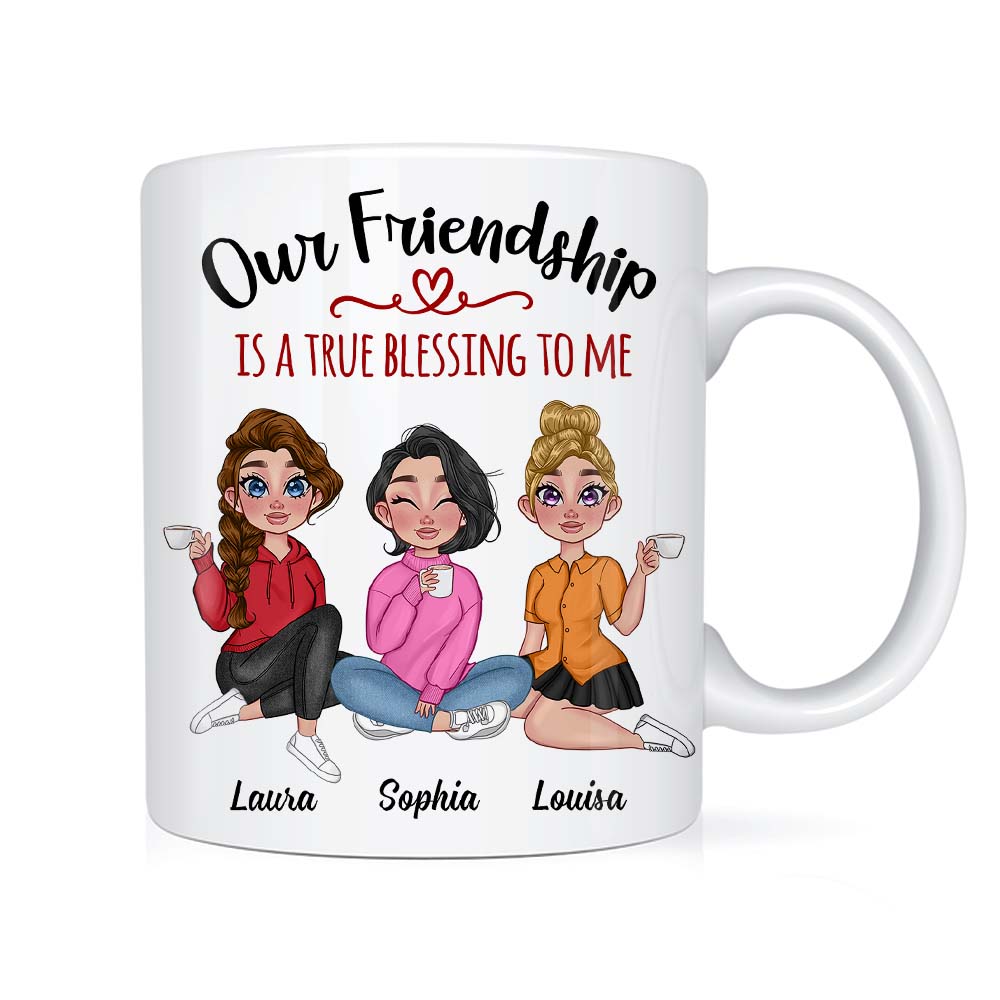 Personalized Gift For Friends Friendship Blessing Mug 23822 Primary Mockup