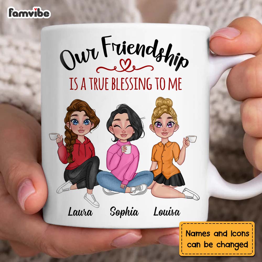 Personalized Gift For Friends Friendship Blessing Mug 23822 Primary Mockup