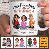 Personalized Gift For Friends Friendship Blessing Mug 23822 thumb 1