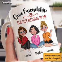 Personalized Gift For Friends Friendship Blessing Mug 23822 thumb 1