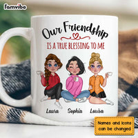 Personalized Gift For Friends Friendship Blessing Mug 23822 thumb 1