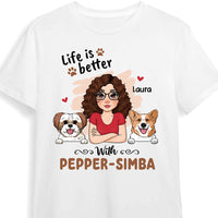 Personalized Gift for Dog Mom Shirt - Hoodie - Sweatshirt 23827 thumb 1