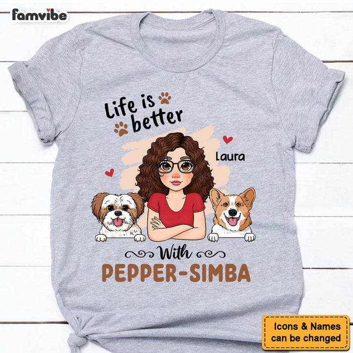 Personalized Gift for Dog Mom Shirt - Hoodie - Sweatshirt 23827 1