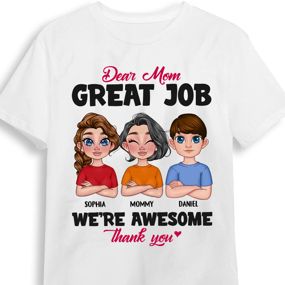 Personalized Gift For Mom Great Job Shirt 23830 Primary Mockup