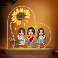 Personalized Gift for Mom You Are Our Sunshine Plaque LED Lamp Night Light 23831 thumb 1