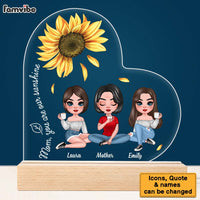 Personalized Gift for Mom You Are Our Sunshine Plaque LED Lamp Night Light 23831 thumb 1