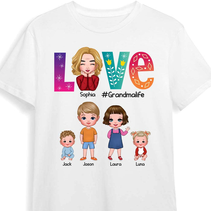 Personalized Gift for Grandma Shirt - Hoodie - Sweatshirt 23833 1