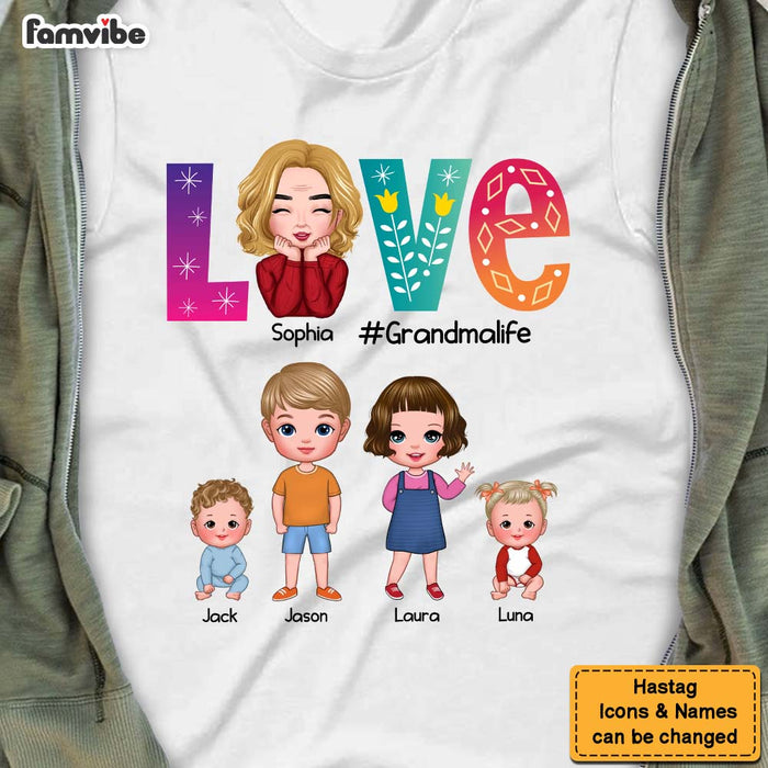 Personalized Gift for Grandma Shirt - Hoodie - Sweatshirt 23833 1