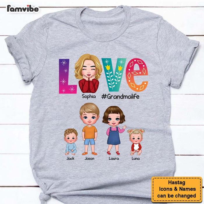 Personalized Gift for Grandma Shirt - Hoodie - Sweatshirt 23833 1