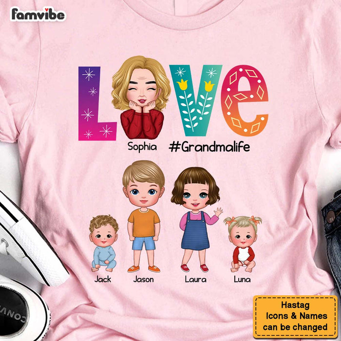 Personalized Gift for Grandma Shirt - Hoodie - Sweatshirt 23833 1