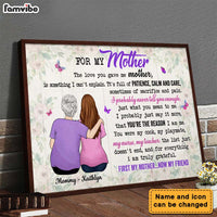 Personalized Gift For Mom My Mother My Friend Pillow Poster 23834 thumb 1