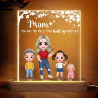Personalized The Piece That Holds Us Together Plaque LED Lamp Night Light 23837 thumb 1