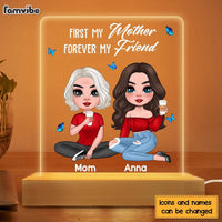 Personalized First My Mom Forever My Friend Plaque LED Lamp Night Light 23840 thumb 1