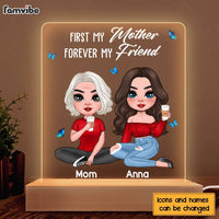 Personalized First My Mom Forever My Friend Plaque LED Lamp Night Light 23840 thumb 1