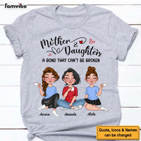 Personalized Mom And Daughters Bond That Can't Be Broken Shirt - Hoodie - Sweatshirt 23843 thumb 1