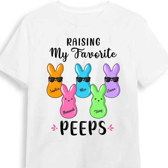 Personalized Gift For Mom Raising My Favorite Peeps Shirt - Hoodie - Sweatshirt 23845 1