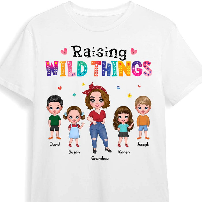 Personalized for Grandma Raising Wild Things Shirt - Hoodie - Sweatshirt 23846 1