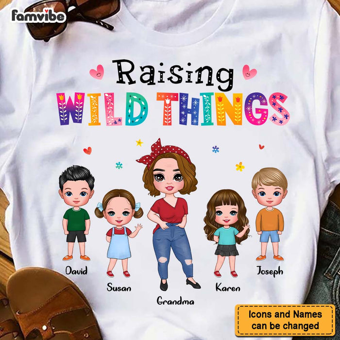 Personalized for Grandma Raising Wild Things Shirt - Hoodie - Sweatshirt 23846 1