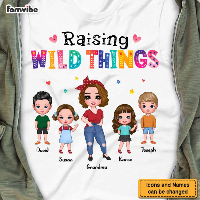 Personalized for Grandma Raising Wild Things Shirt - Hoodie - Sweatshirt 23846 1