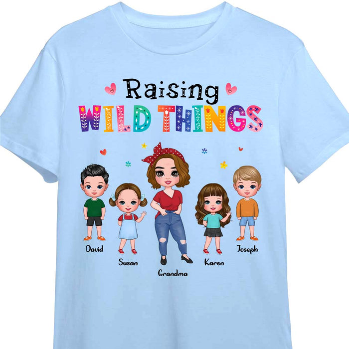 Personalized for Grandma Raising Wild Things Shirt - Hoodie - Sweatshirt 23846 1