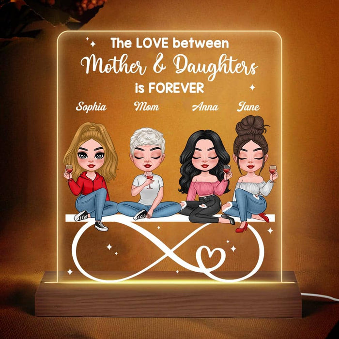 Personalized Mother And Daughter Forever Plaque LED Lamp Night Light 23848 1
