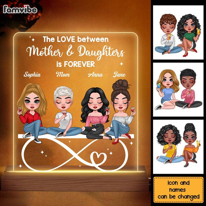 Personalized Mother And Daughter Forever Plaque LED Lamp Night Light 23848 1