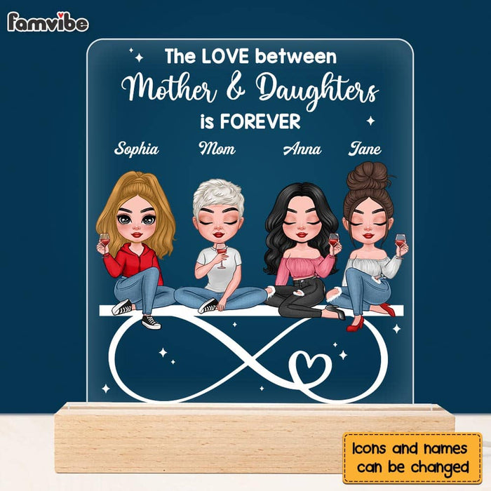 Personalized Mother And Daughter Forever Plaque LED Lamp Night Light 23848 1
