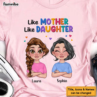 Personalized Gift for Mom and Daughter Colorful Pattern Shirt - Hoodie - Sweatshirt 23853 thumb 1