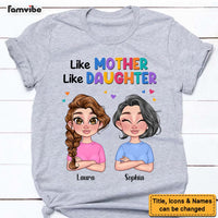 Personalized Gift for Mom and Daughter Colorful Pattern Shirt - Hoodie - Sweatshirt 23853 thumb 1