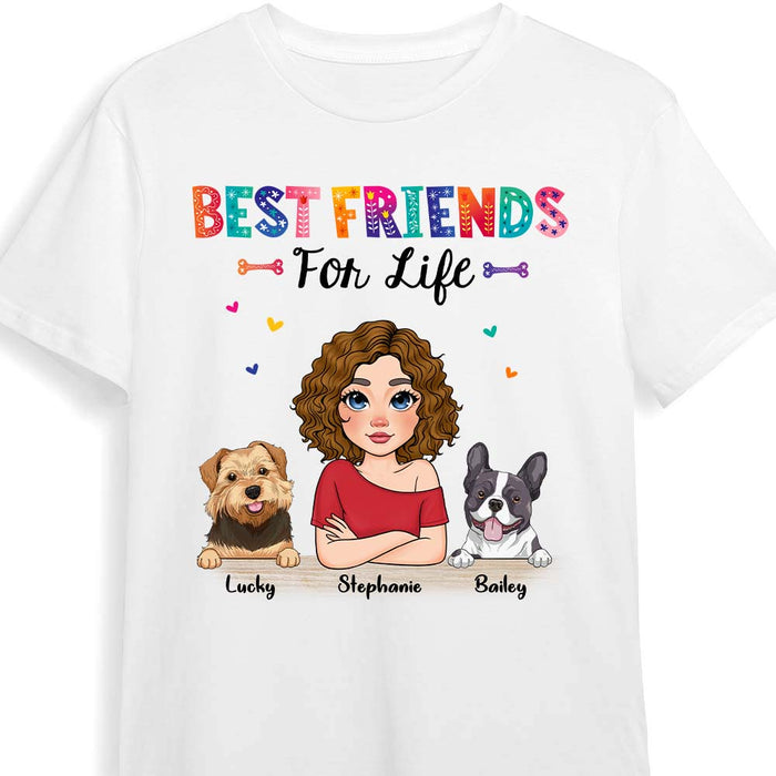 Personalized Friends For Life Dog Mom Shirt - Hoodie - Sweatshirt 23854 1