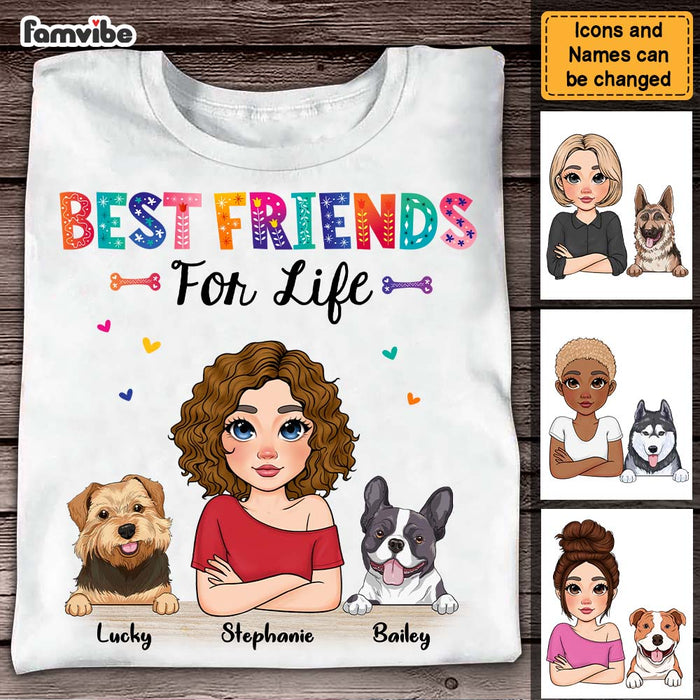 Personalized Friends For Life Dog Mom Shirt - Hoodie - Sweatshirt 23854 1