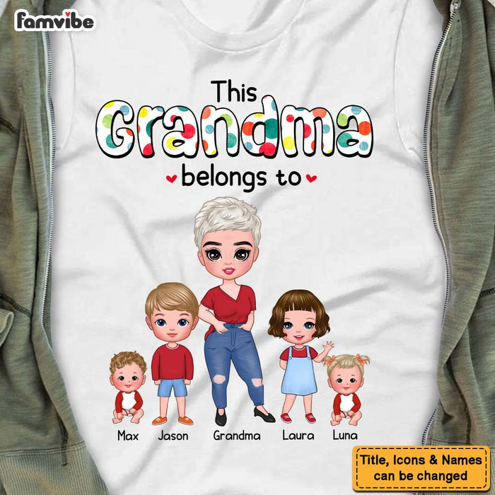 Personalized This Grandma Belongs To Shirt - Hoodie - Sweatshirt 23855 1