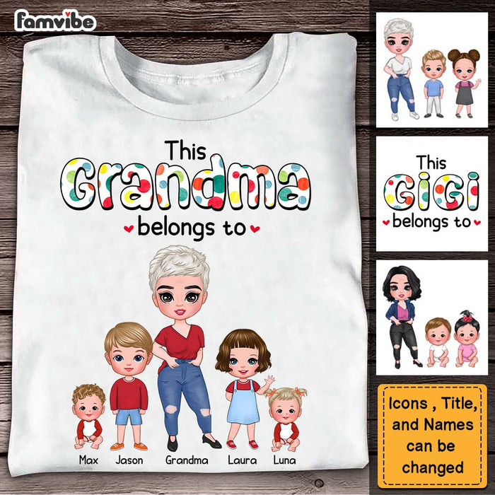 Personalized This Grandma Belongs To Shirt - Hoodie - Sweatshirt 23855 1