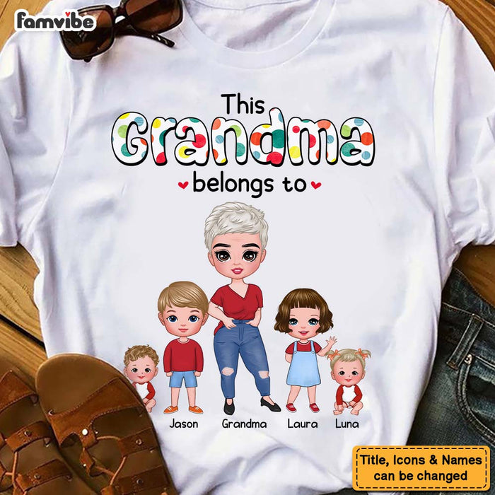 Personalized This Grandma Belongs To Shirt - Hoodie - Sweatshirt 23855 1