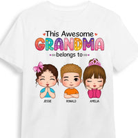 Personalized This Awesome Grandma Belongs To Shirt - Hoodie - Sweatshirt 23856 thumb 1