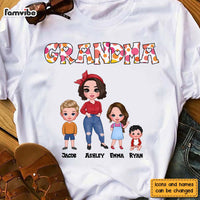 Personalized Gift Polka Dot Grandma Shirt - Hoodie - Sweatshirt 23857 thumb 1