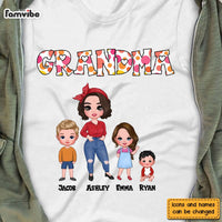Personalized Gift Polka Dot Grandma Shirt - Hoodie - Sweatshirt 23857 thumb 1