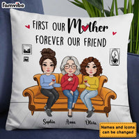 Personalized First My Mother Forever My Friend Pillow 23859 thumb 1