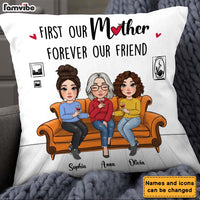 Personalized First My Mother Forever My Friend Pillow 23859 thumb 1