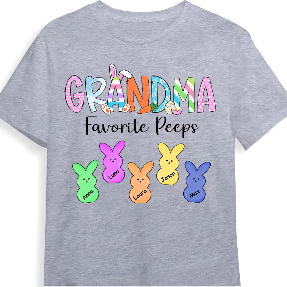 Personalized Grandma Peeps Easter Shirt 23860 Primary Mockup