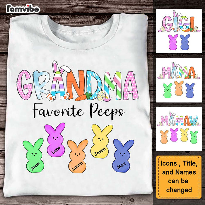 Personalized Grandma Peeps Easter Shirt - Hoodie - Sweatshirt 23860 1