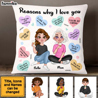 Personalized Gift For Mom Reason Why I Love You Pillow 23861 thumb 1