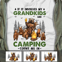 Personalized Camping Dad Grandpa Bear T Shirt MY152 95O47 thumb 1